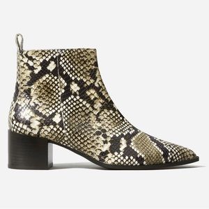 Everlane Boss Boot Snake Skin